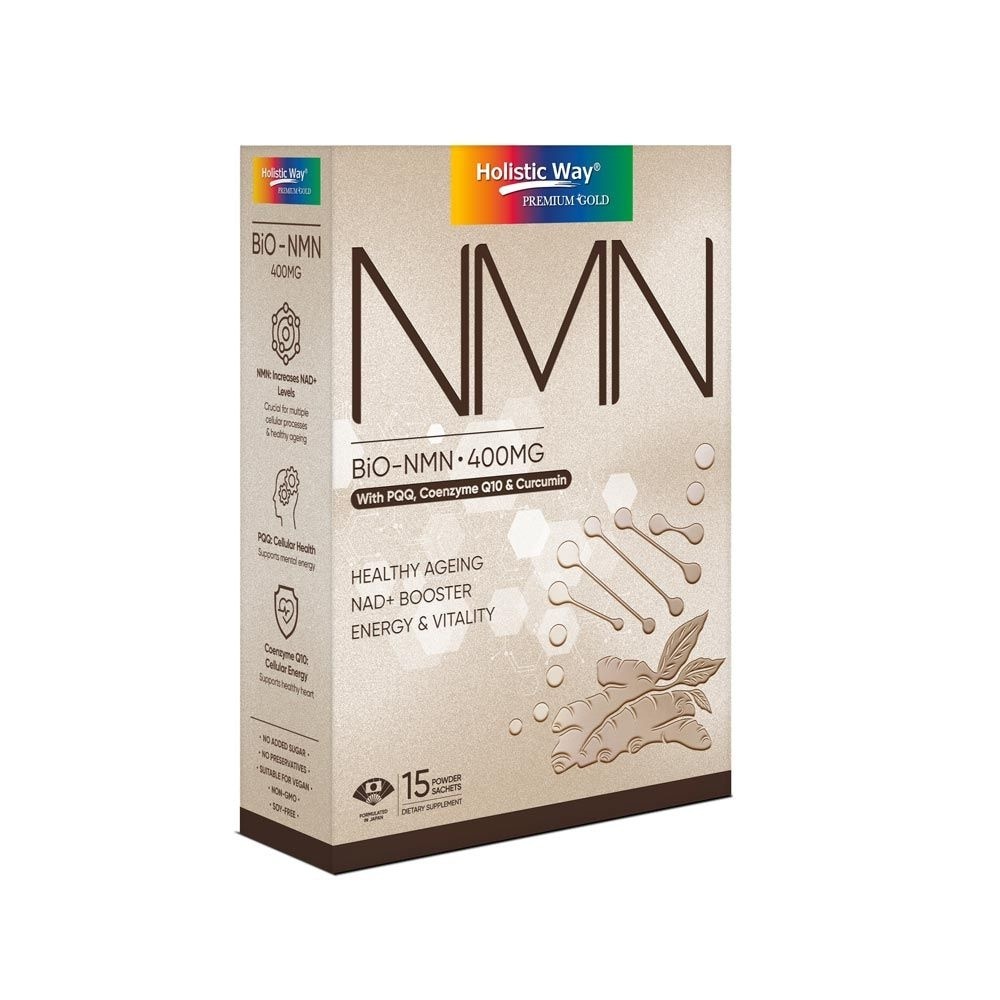 Bio-NMN 400mg For Healthy Ageing, NAD+ Booster, Energy, and Vitality 3.5g x 15s