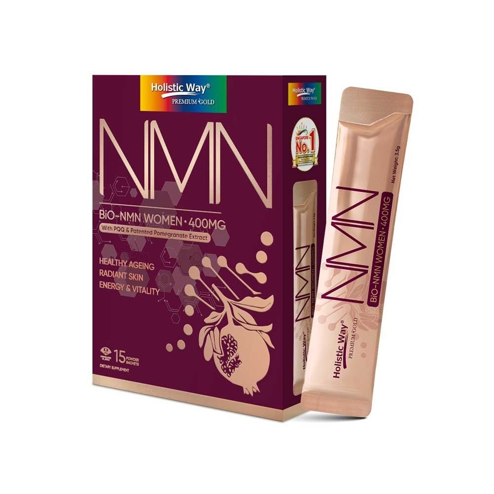 Bio-NMN Women 400mg for Healthy Ageing, Radiant Skin, Energy, and Vitality 3.5g x 15s
