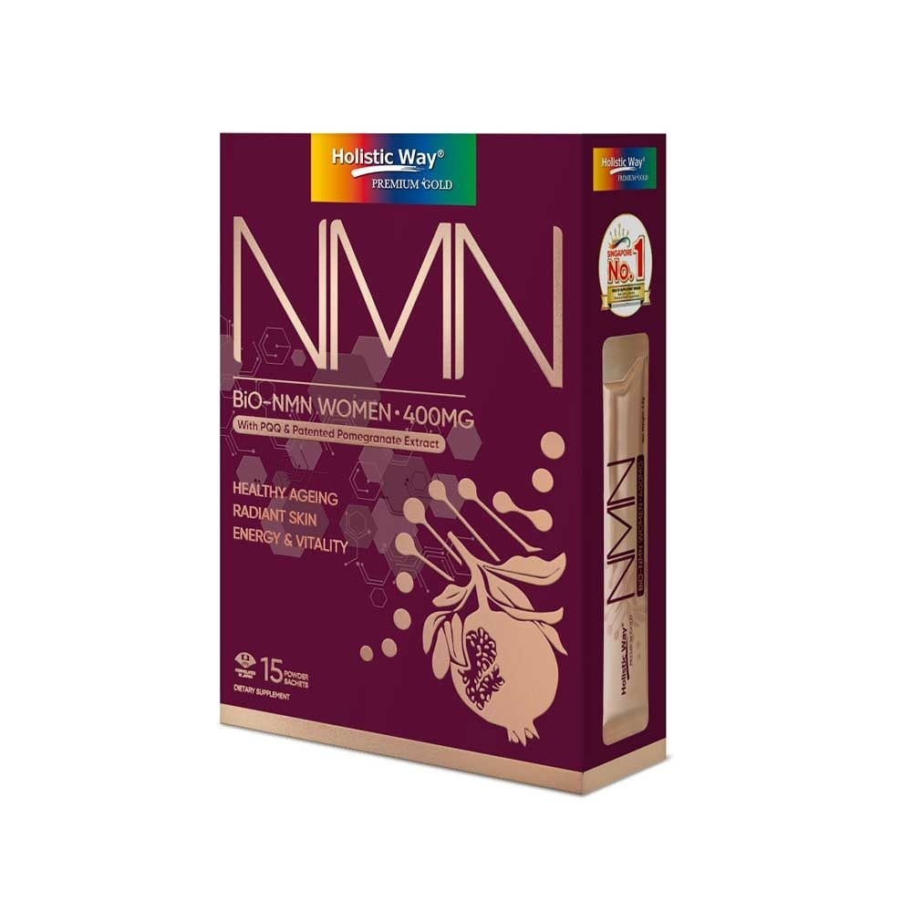 Bio-NMN Women 400mg for Healthy Ageing, Radiant Skin, Energy, and Vitality 3.5g x 15s
