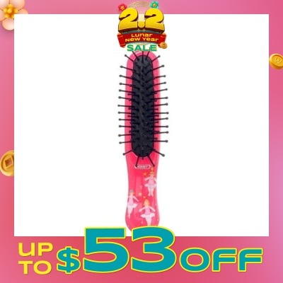 KENT BRUSHES Arth1 Arthedz (Ballerinas Pocket Hair Brush For Children) 1s