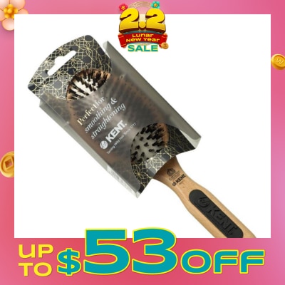 KENT BRUSHES Pf01 (Perfect For Pure Bristle Hair Brush With Penetron, Large) 1s