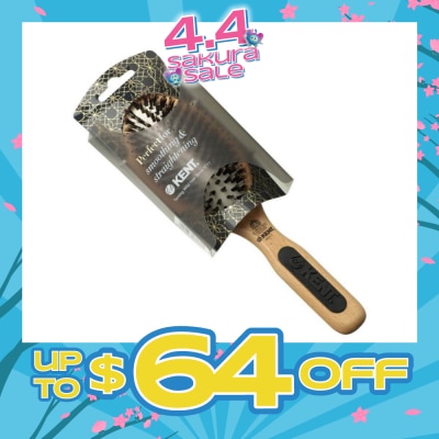 KENT BRUSHES - Pf01 (Perfect For Pure Bristle Hair Brush With Penetron, Large) 1s