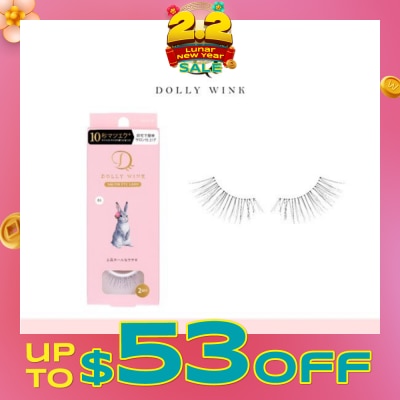 DOLLY WINK Salon Eye Lash No.1 (Suitable For Daily Usage, Reusable) 2s&nbsp;(Expiry: Jul`2026)