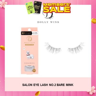 DOLLY WINK Salon Eye Lash No.2 (Suitable For Daily Usage, Reusable) 2s&nbsp;(Expiry: Jul`2026)