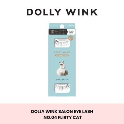 DOLLY WINK Salon Eye Lash No.4 (Suitable For Daily Usage, Reusable) 2s