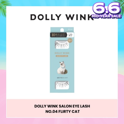 DOLLY WINK Salon Eye Lash No.4 (Reusable) 2s (Expiry: Jan`2026)