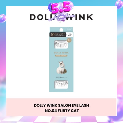 DOLLY WINK - Salon Eye Lash No.4 (Reusable) 2s&nbsp;(Expiry: Jul`2026)