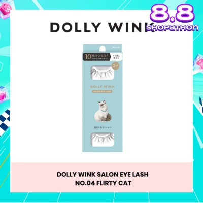 DOLLY WINK Salon Eye Lash No.4 (Reusable) 2s (Expiry: Jan`2026)
