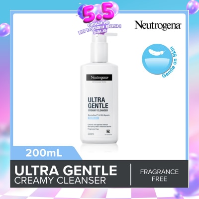 NEUTROGENA - Extra Gentle Facial Cleanser For Sensitive Skin 200ml