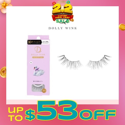 DOLLY WINK Salon Eye Lash No.6 (Suitable For Daily Usage, Reusable) 2s