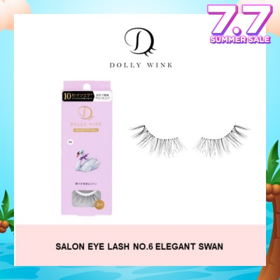 DOLLY WINK Salon Eye Lash No.6 (Suitable For Daily Usage, Reusable) 2s