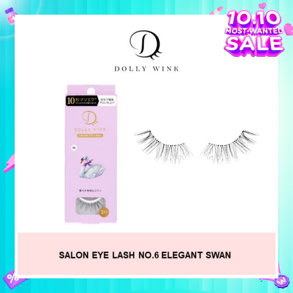Salon Eye Lash No.6 (Suitable For Daily Usage, Reusable) 2s (Expiry: Jul`2026)