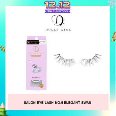 DOLLY WINK Salon Eye Lash No.6 (Suitable For Daily Usage, Reusable) 2s