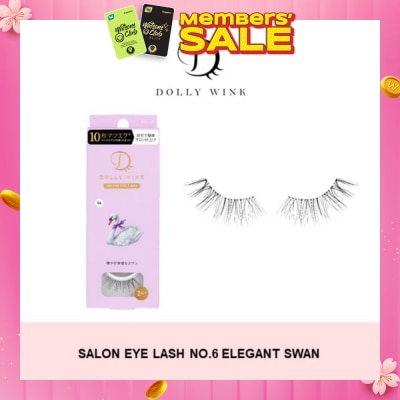 DOLLY WINK Salon Eye Lash No.6 (Suitable For Daily Usage, Reusable) 2s