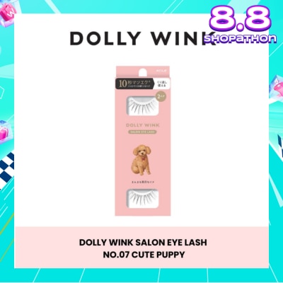 DOLLY WINK Salon Eye Lash No.7 (Suitable For Daily Usage, Reusable) 2s