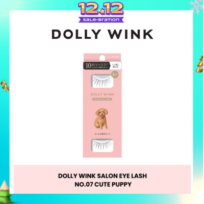 DOLLY WINK Salon Eye Lash No.7 (Suitable For Daily Usage, Reusable) 2s (Expiry: Jul`2026)