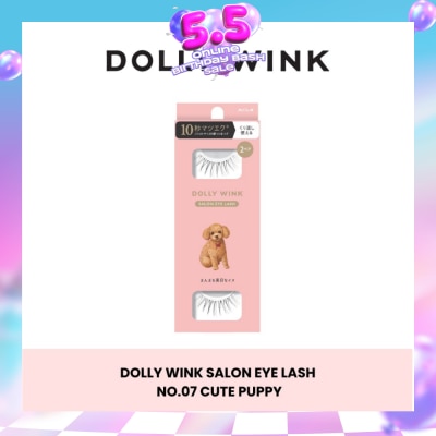 DOLLY WINK - Salon Eye Lash No.7 (Suitable For Daily Usage, Reusable) 2s&nbsp;(Expiry: Jul`2026)