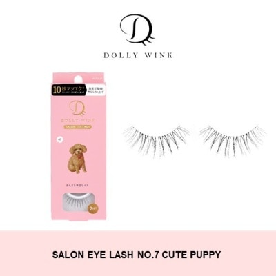 DOLLY WINK Salon Eye Lash No.7 (Suitable For Daily Usage, Reusable) 2s