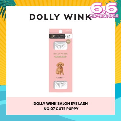 DOLLY WINK Salon Eye Lash No.7 (Suitable For Daily Usage, Reusable) 2s