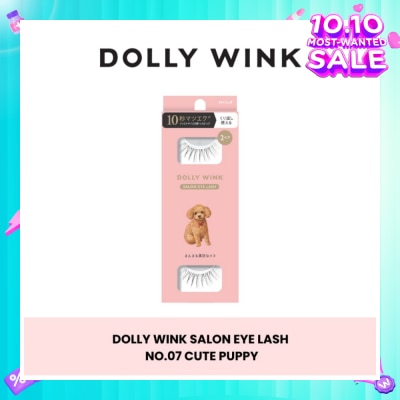 DOLLY WINK Salon Eye Lash No.7 (Suitable For Daily Usage, Reusable) 2s (Expiry: Jul`2026)