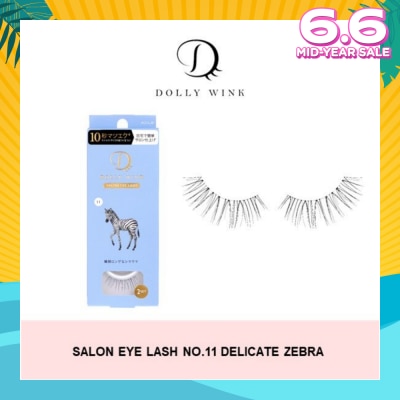 DOLLY WINK Salon Eye Lash No.11 (Suitable For Daily Usage, Reusable) 2s