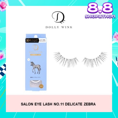 DOLLY WINK Salon Eye Lash No.11 (Suitable For Daily Usage, Reusable) 2s