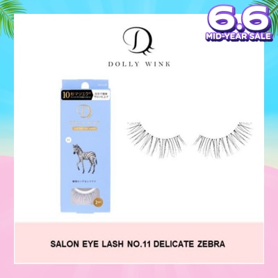 DOLLY WINK Salon Eye Lash No.11 (Suitable For Daily Usage, Reusable) 2s