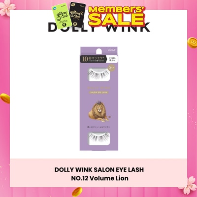 DOLLY WINK Salon Eye Lash No.12 2s (Expiry: May`2026)