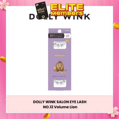 DOLLY WINK Salon Eye Lash No.12 2s (Expiry: May`2026)
