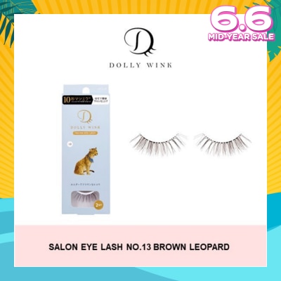DOLLY WINK Salon Eye Lash No.13 (Suitable For Daily Usage, Reusable) 2s