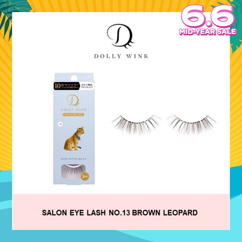 Salon Eye Lash No.13 (Suitable For Daily Usage, Reusable) 2s