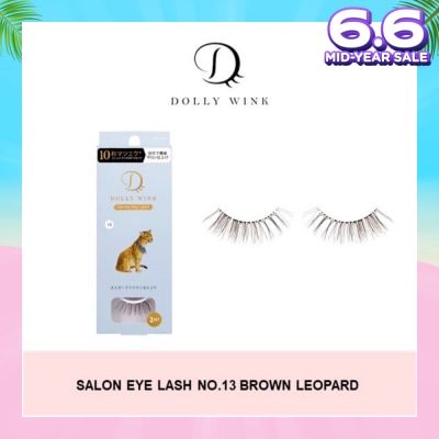 DOLLY WINK Salon Eye Lash No.13 (Suitable For Daily Usage, Reusable) 2s