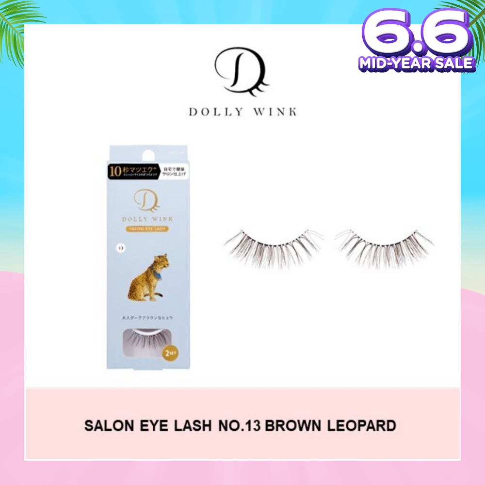 Salon Eye Lash No.13 (Suitable For Daily Usage, Reusable) 2s