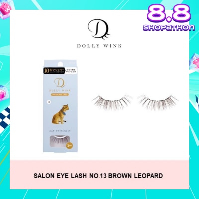 DOLLY WINK Salon Eye Lash No.13 (Suitable For Daily Usage, Reusable) 2s