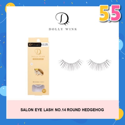 DOLLY WINK Salon Eye Lash No.14 (Suitable For Daily Usage, Reusable) 2s
