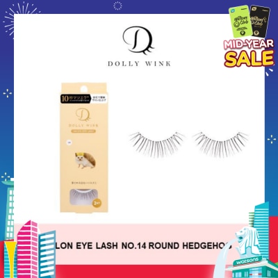 DOLLY WINK Salon Eye Lash No.14 (Suitable For Daily Usage, Reusable) 2s