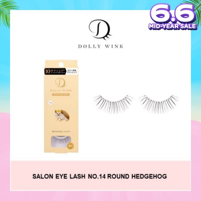 DOLLY WINK Salon Eye Lash No.14 (Suitable For Daily Usage, Reusable) 2s