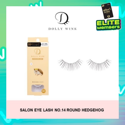 DOLLY WINK Salon Eye Lash No.14 (Suitable For Daily Usage, Reusable) 2s