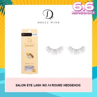 DOLLY WINK Salon Eye Lash No.14 (Suitable For Daily Usage, Reusable) 2s