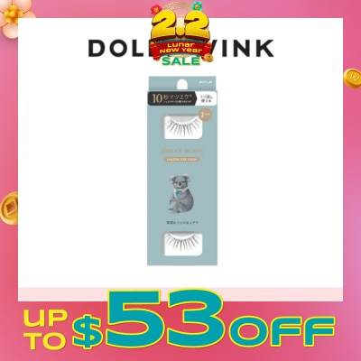 DOLLY WINK Salon Eye Lash No.15 (Suitable For Daily Usage, Reusable) 2s