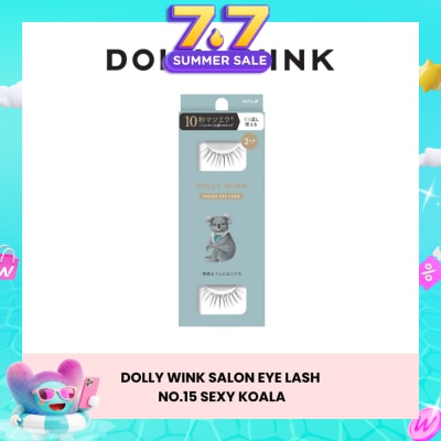 DOLLY WINK - Salon Eye Lash No.15 (Suitable For Daily Usage, Reusable) 2s