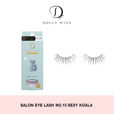 DOLLY WINK Salon Eye Lash No.15 (Suitable For Daily Usage, Reusable) 2s