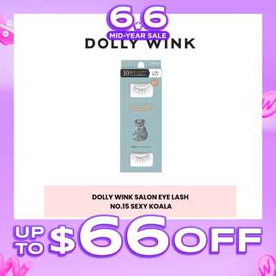 DOLLY WINK - Salon Eye Lash No.15 (Suitable For Daily Usage, Reusable) 2s