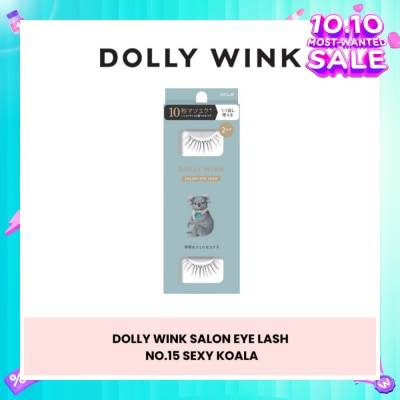 DOLLY WINK Salon Eye Lash No.15 (Suitable For Daily Usage, Reusable) 2s