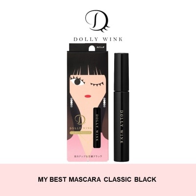 DOLLY WINK My Best Mascara Waterproof Colour Mascara (Classic Black) 1s