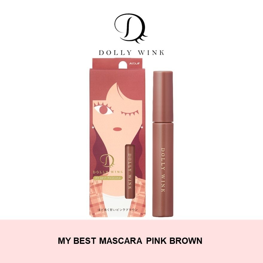 My Best Mascara Waterproof Colour Mascara (Pink Brown) 1s