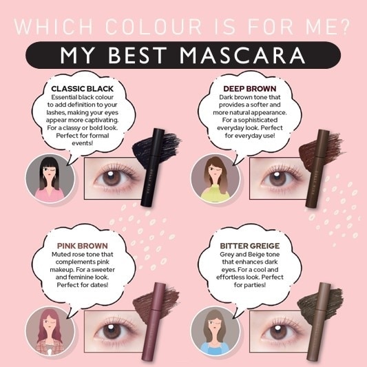 My Best Mascara Waterproof Colour Mascara (Bitter Greige) 1s