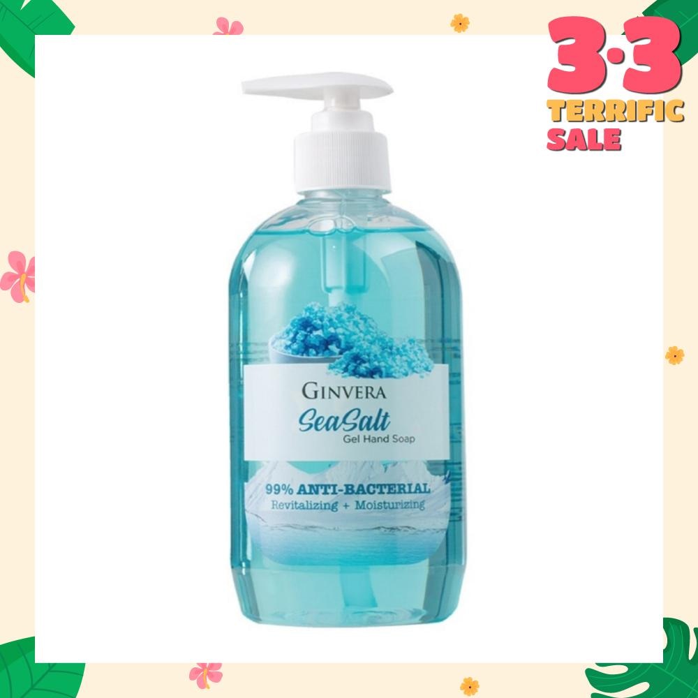 Sea Salt 99% Anti-Bacterial Revitalizing Moisturizng Gel Hand Soap 500g