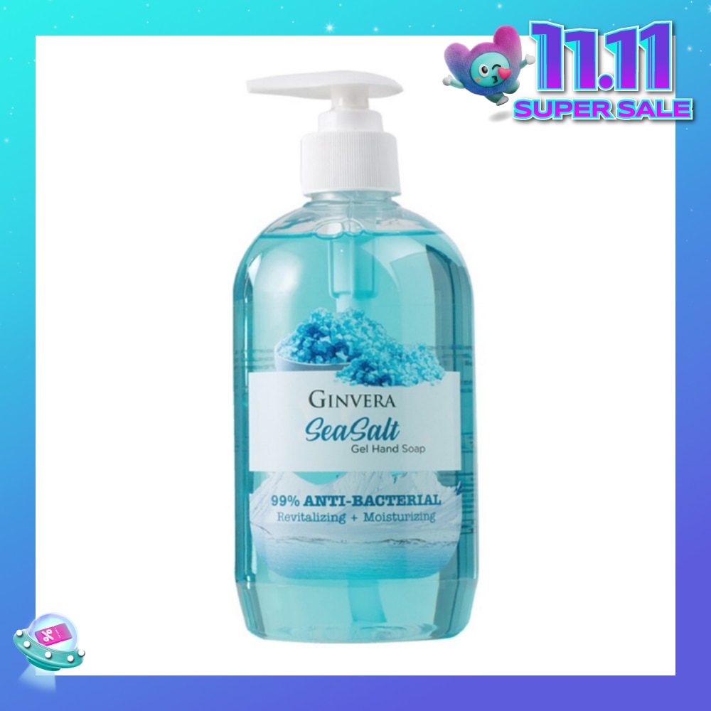 Sea Salt 99% Anti-Bacterial Revitalizing Moisturizng Gel Hand Soap 500g