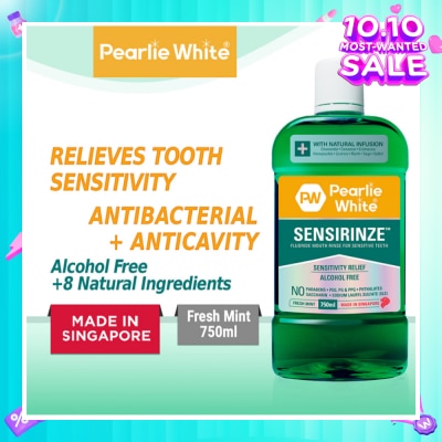 PEARLIE WHITE® Sensirinze Fluoride Mouth Rinse 750ml